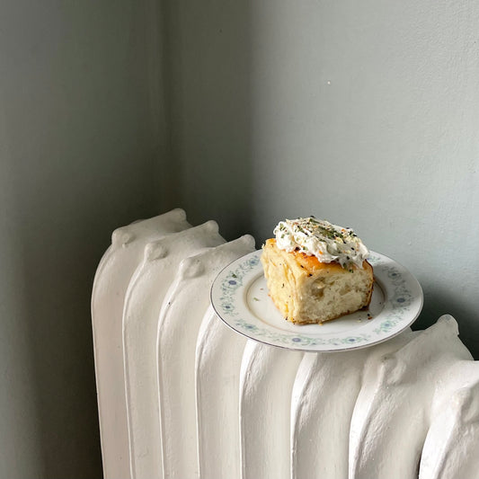 Double Baked Buttered Bagel Buns