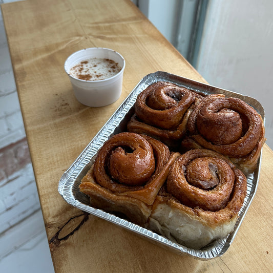 /HOLIDAY PRE-ORDER Cinnamon Bun 4 Pack