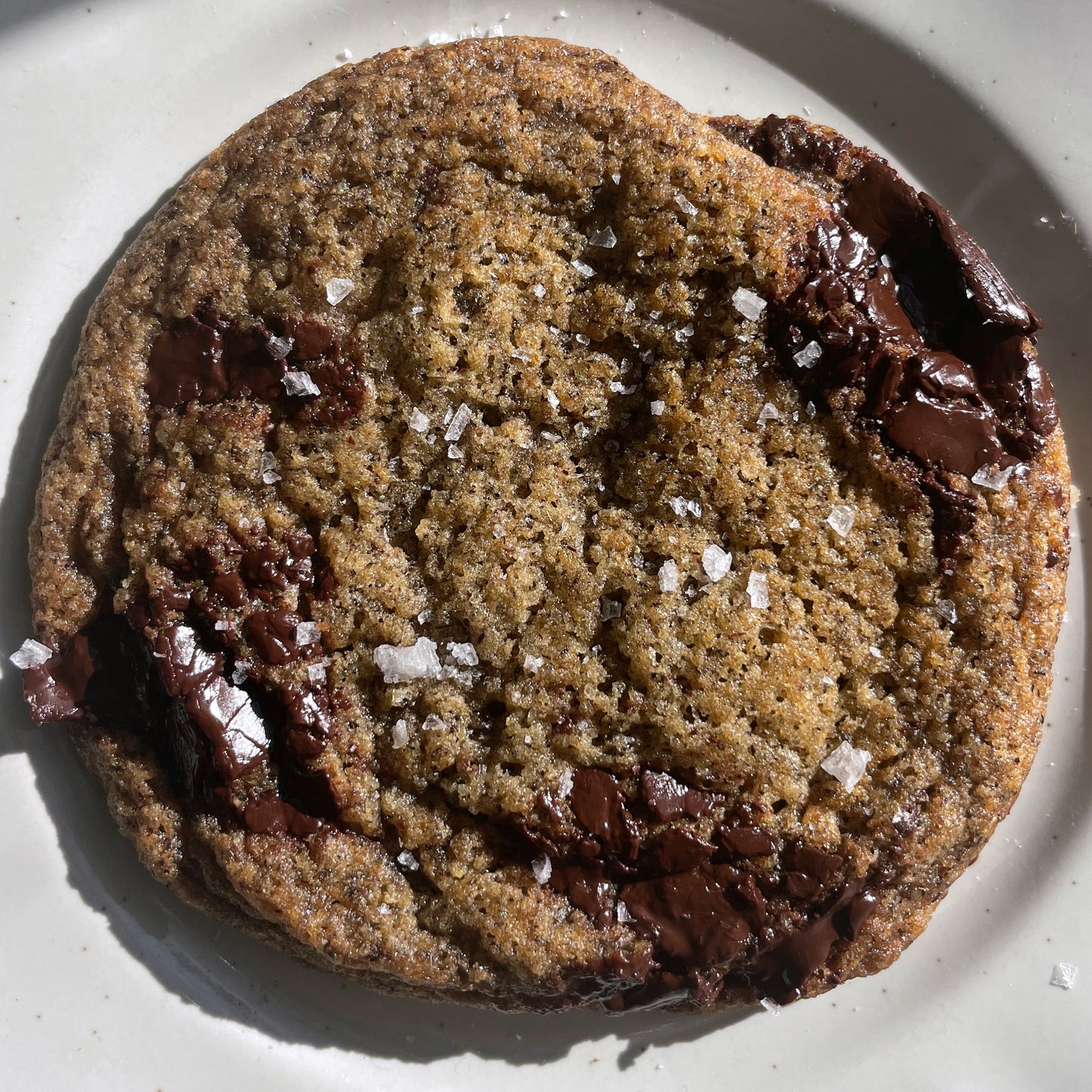 Salted Buckwheat Chocolate Chip Cookie