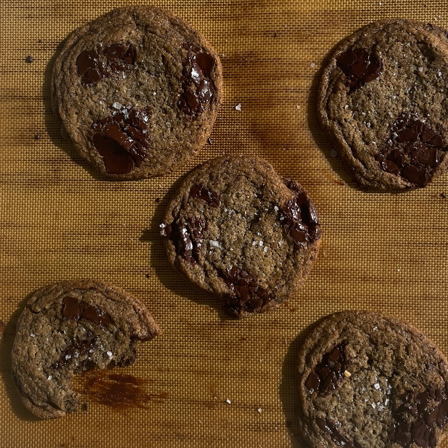 Salted Buckwheat Chocolate Chip Cookie